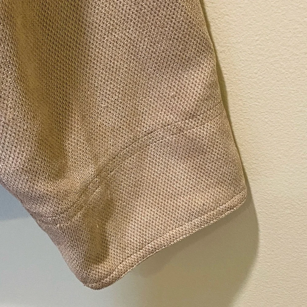🌟HP🌟NWOT Camel Microfiber/Faux Suede Snap Close Jacket - Picture 8 of 11